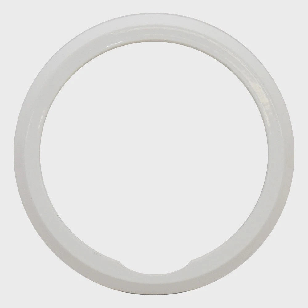 Livorsi Boat Gauge Bezel AG400W - 4 Inch ID White Aluminum