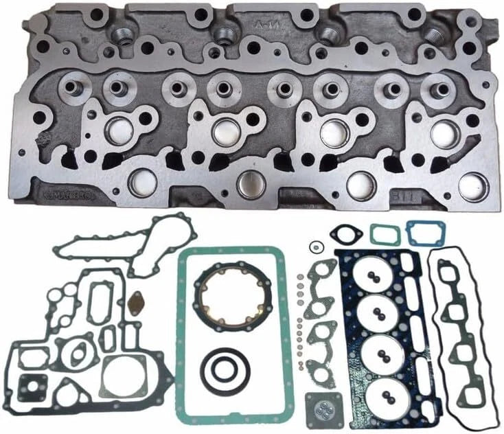 For Kubota V2403 BARE Diesel Cylinder Head with Full Gasket Set