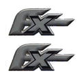 Larson Boat Decals - FX Silver Stickers (pair)