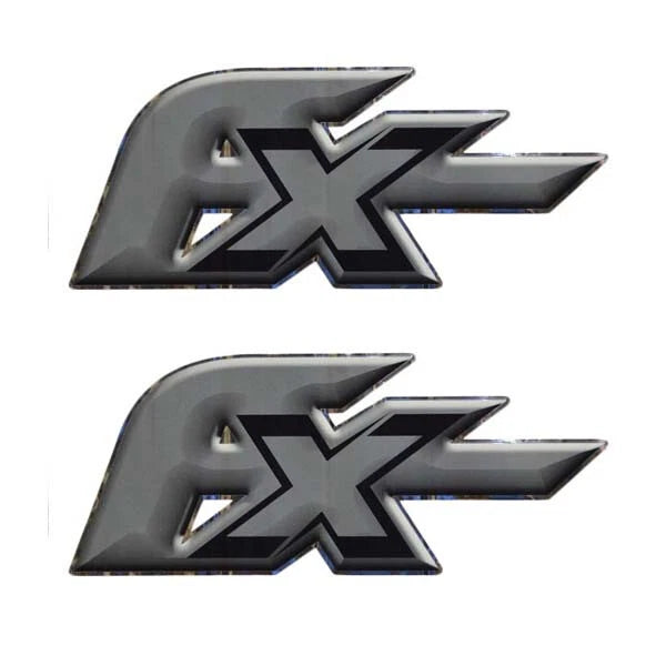 Larson Boat Decals - FX Silver Stickers (pair)