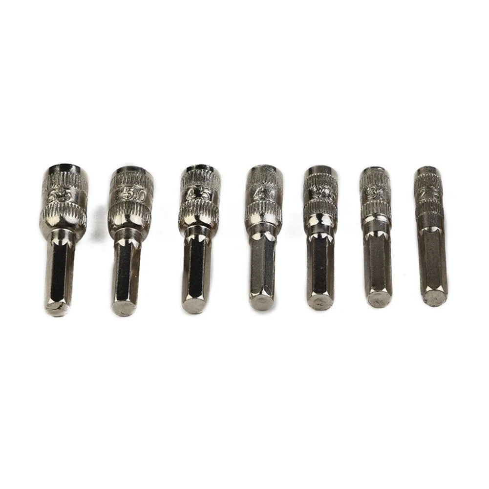 H4 Screw Metric,Driver Tool Drill Bit M2.5-5.5mm Hex Shank Hex Nut Socket
