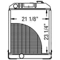 219740 Radiator - 23 1/4 X 21 X 2 5/8 Fits John Deere