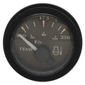 Faria Beede Boat Temperature Gauge GP7189A - Maxum 2 Inch Black