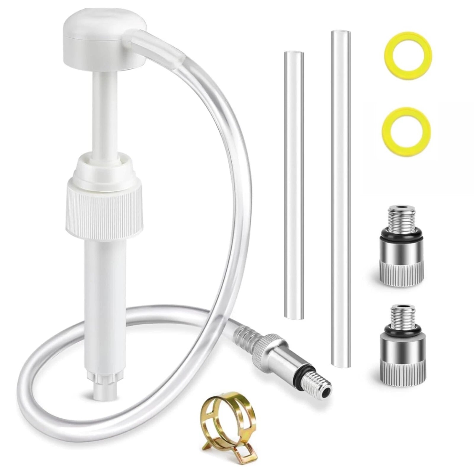 Lower Unit Gear Oil Pump for Standard Quart Bottles with 3/8" 10mm 8mm Adapters