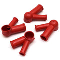 Boat Marine Battery Terminal Covers - Boot Caps Red (set of 4)