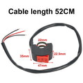Easy to Operate ON/ON/OFF 22mm Motorcycle Handlebar Switch with LED Headlight