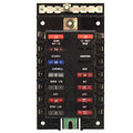 Boat Fuse Block - 14 Position 6 1/4 X 3 3/8 Inch with Fuses