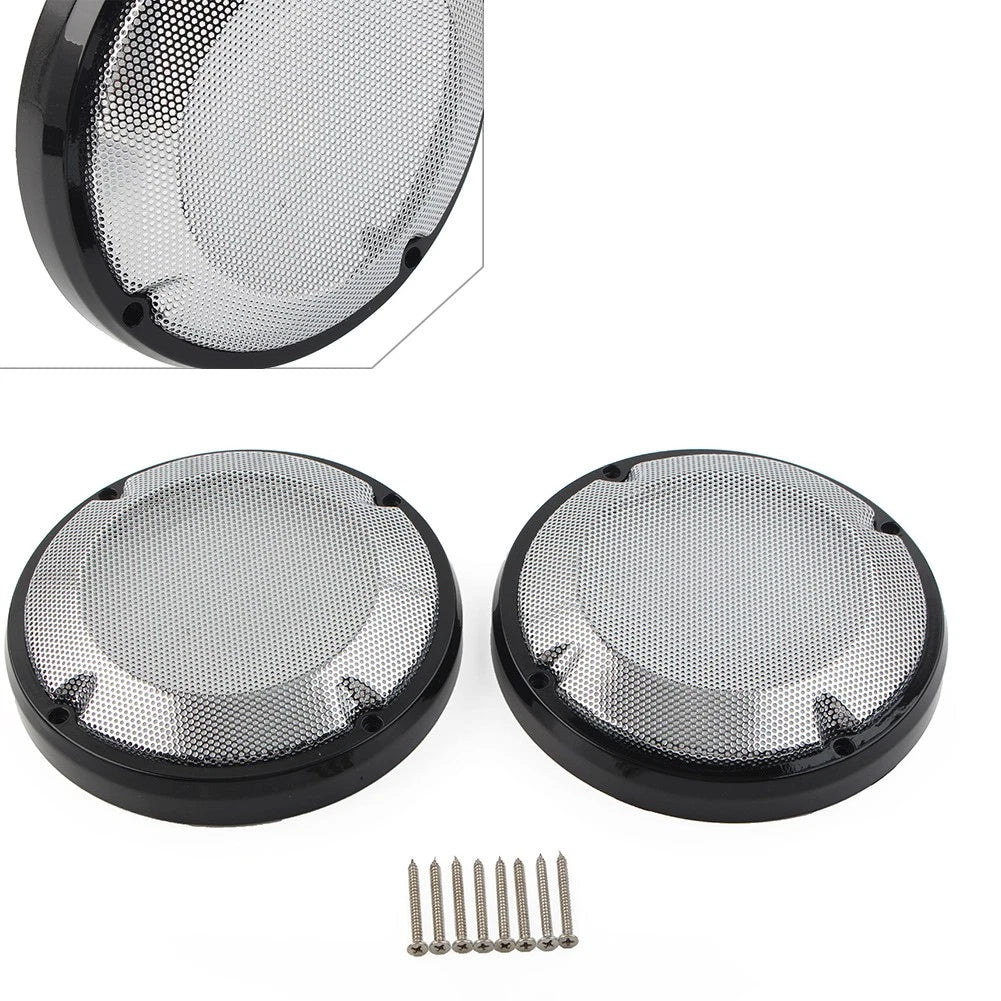 6.5"Saddlebag Lid Speaker Grill Cover for Harley Touring Electra Glibe 1983-2020