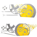 MasterCraft Boat Graphic Decal 750294 - X80 Sunrise Yellow (2 PC)
