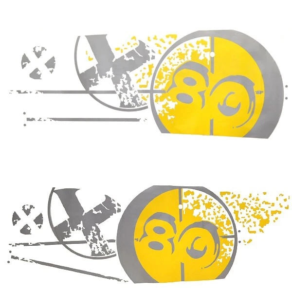 MasterCraft Boat Graphic Decal 750294 - X80 Sunrise Yellow (2 PC)