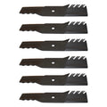 (6) Fits Bobcat Mower Deck Mulch Blades - 48'' - Pro Fits CAT, Fast Fits Fit