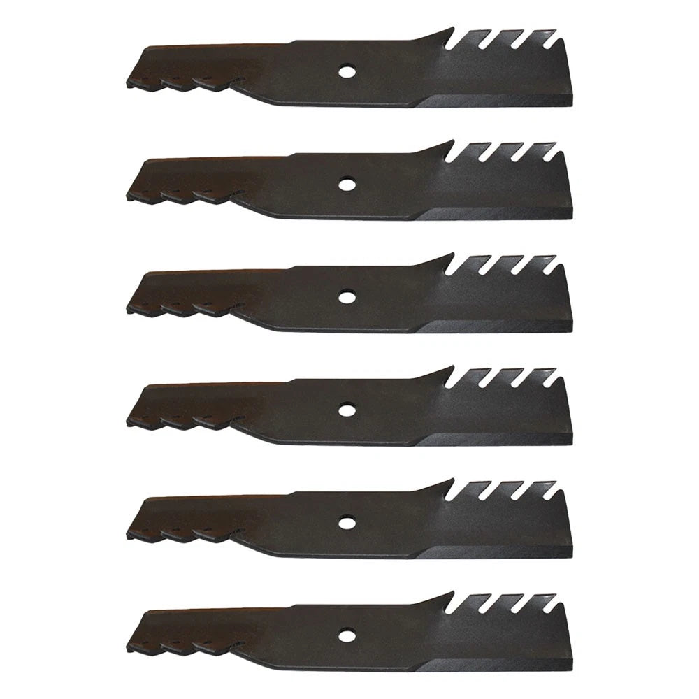 (6) Fits Bobcat Mower Deck Mulch Blades - 48'' - Pro Fits CAT, Fast Fits Fit