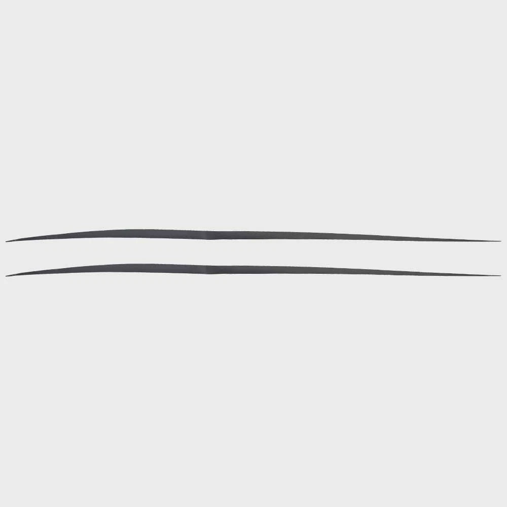 Chaparral Boat Graphic Decals 14.01132 - 99 Inch Gray Sticker (pair)