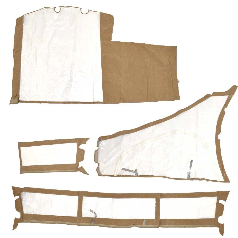 Parker Boat Rear Enclosure Curtains 164622 - 25 DC Ameritex (6PC Kit)