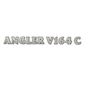 G3 Boat Decal Emblem 73405064 - Angler V164 C Black Silver