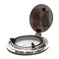 Bomar Boat Port Window - with Screen Stainless Steel 10 Inch