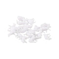 18Pcs Model Railway 1:87 HO Scale Painted Farm Sheep Animals Model 6 Styles
