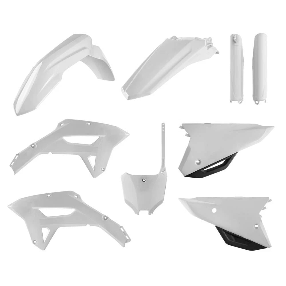 POLISPORT PLASTIC KIT + FORK GUARDS HONDA CRF250RX 22-24, CRF450RX 21-24, WHITE