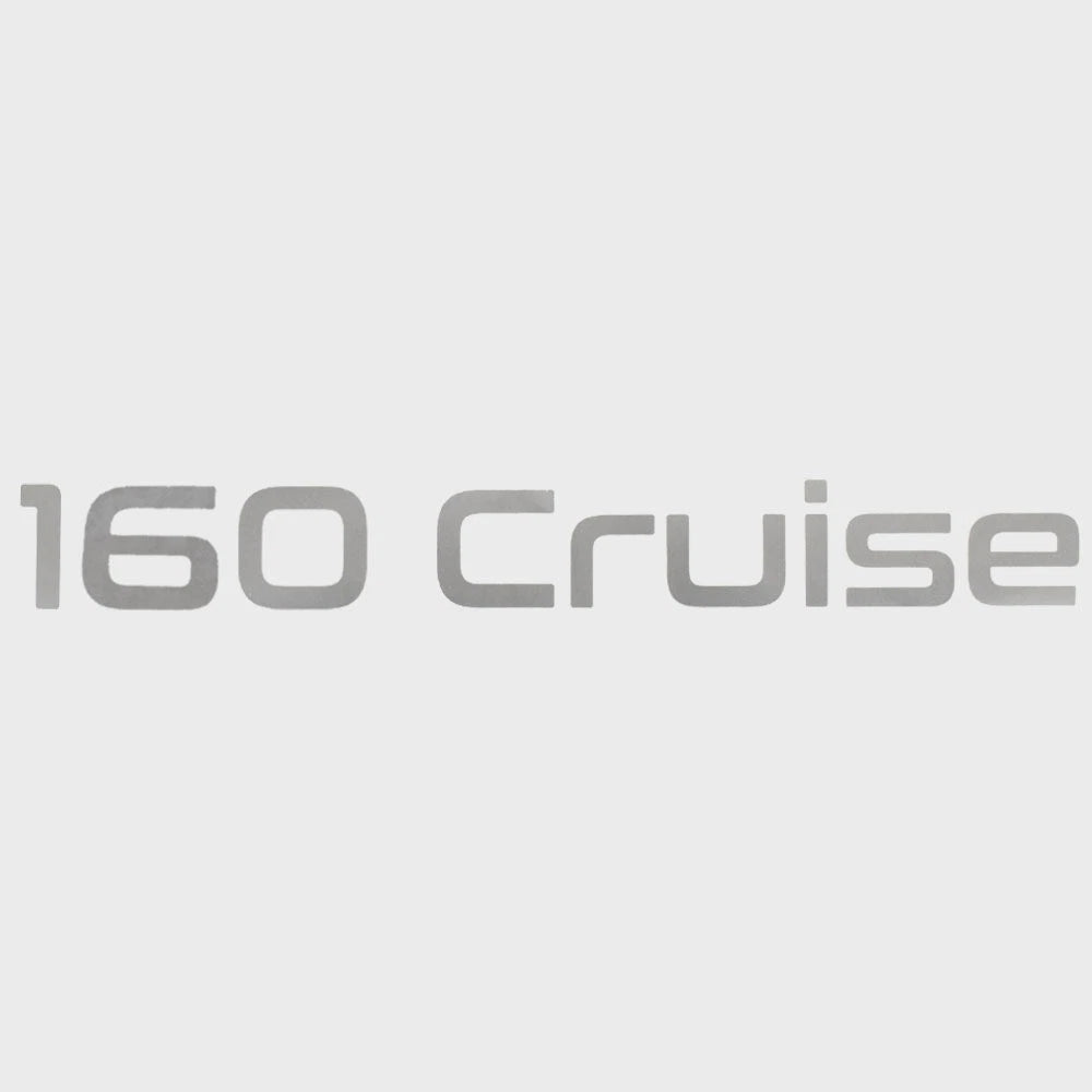 Lowe Boat Model Decal 2395273 - 160 Cruise Silver Vinyl Sticker