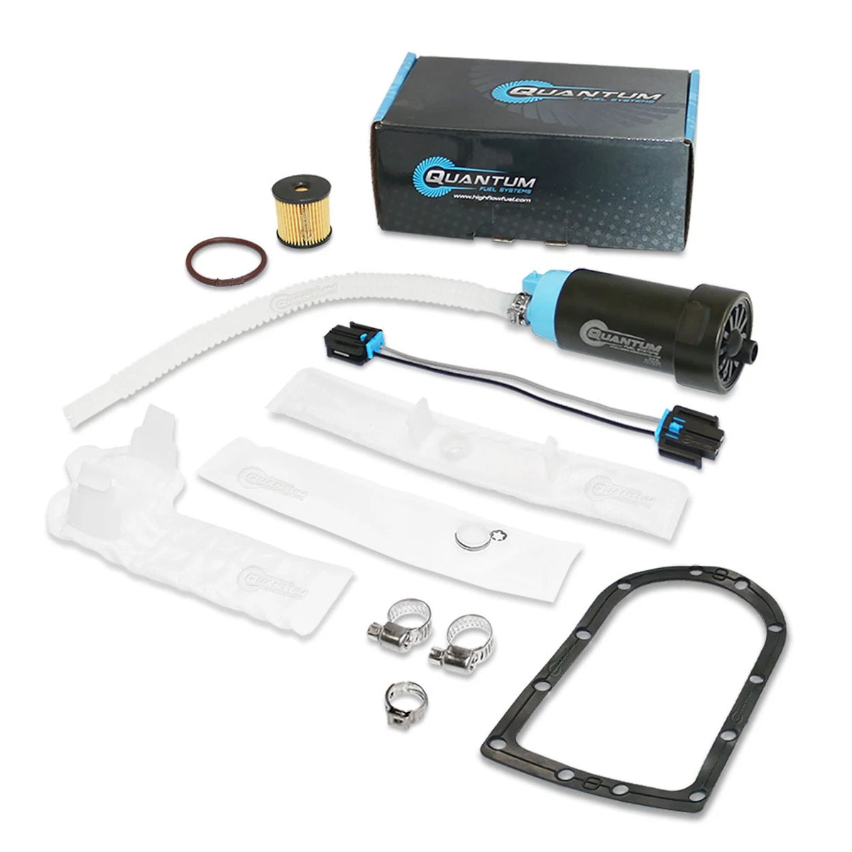QFS Fuel Pump +tank Seal +strainer for 2004-17 FLD FXD Harley Davidson 75218-04D