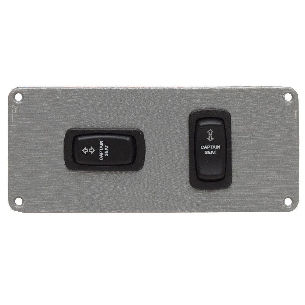Regal Boat Captain Seat Switch Panel 531483 - 3 X 7 Inch Aluminum