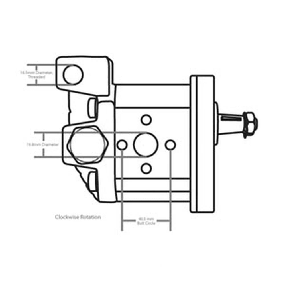 1101-1071 - Power Steering Pump Fits Ford/ Holland