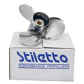 Stiletto 22009 OMC Performance Boat Propeller - 3-RH 12 X 9 Inch Pitch