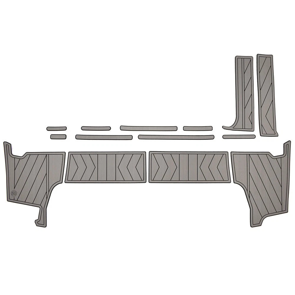 Monterey 385 SE Boat Non-Skid Swim Platform Mats - SeaDek Gray (kit)