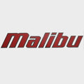 Malibu Boat Raised Emblem Logo Decal 5992916 - Red 40 Inch