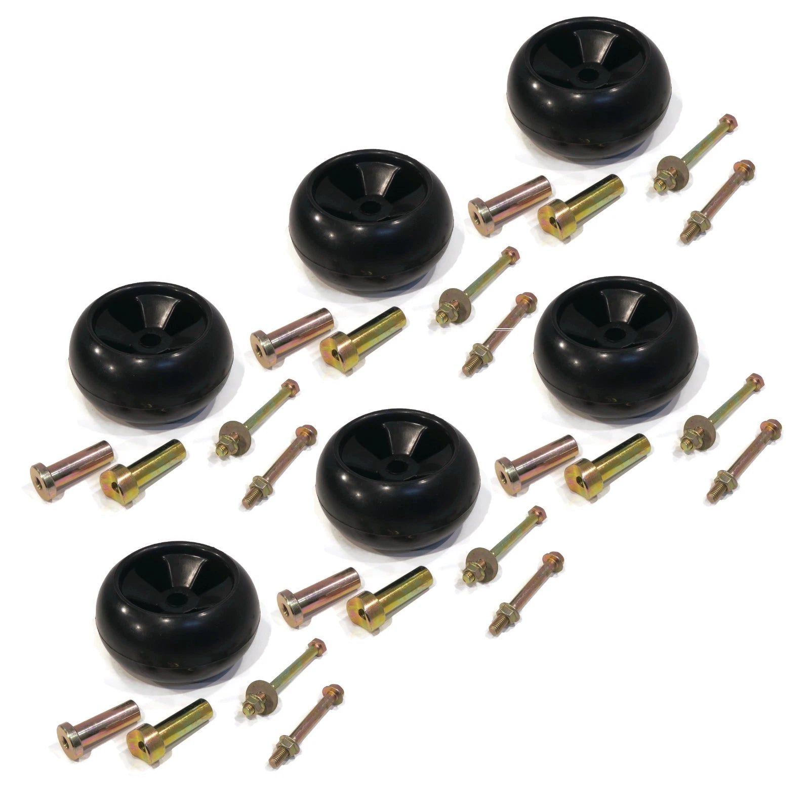 (pack of 6) Deck Wheel Kit for Oregon 72-165, 72165 & John Deere M84690 Mower