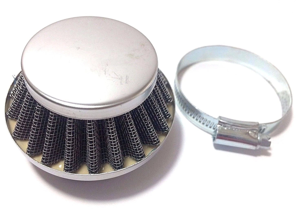 CHROME PERFORMANCE AIR FILTER POCKET MINI DIRT PIT BIKE ATV GO-PED SCOOTER