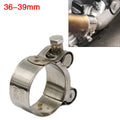 1PCS Motorcycle Exhaust Pipe Clamp 39mm Stainless Steel Muffler Fixed Caliper