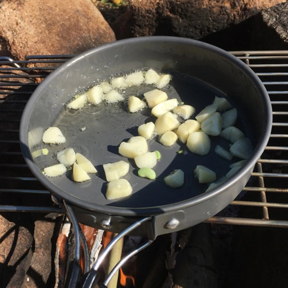 Efficient Heat Conduction Nonstick Frying Pan for Convenient Camping Cuisine