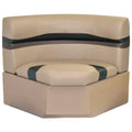 Wise Pontoon Boat Corner Seat 3005-2-1807 - Sailfish Beige - Green