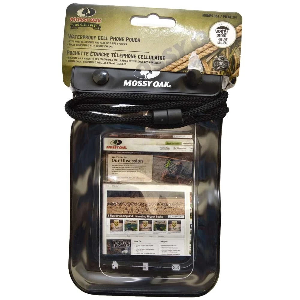 Mossy Oak Boat Cell Phone Pouch MOM91861 - 4.4 X 6.5 Inch