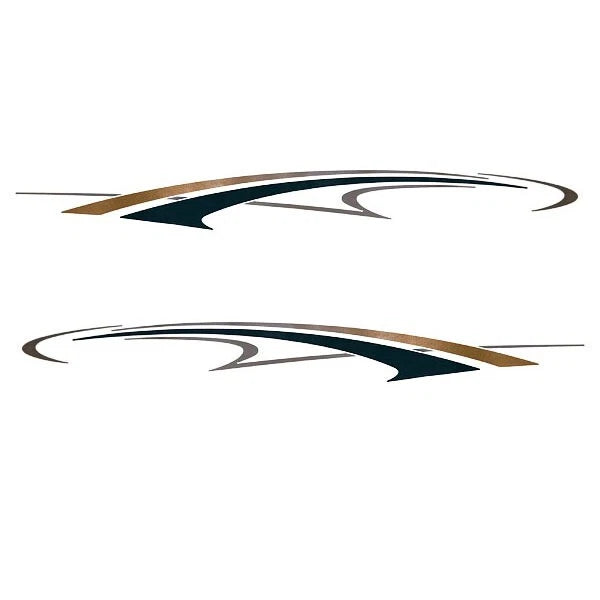 Rinker Boat Graphic Decal - 2001 Captiva Stickers (set of 2)
