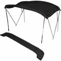 Larson Boat Bimini Top 113318008 - 1850 LX SS Black 84 - 90 Inch