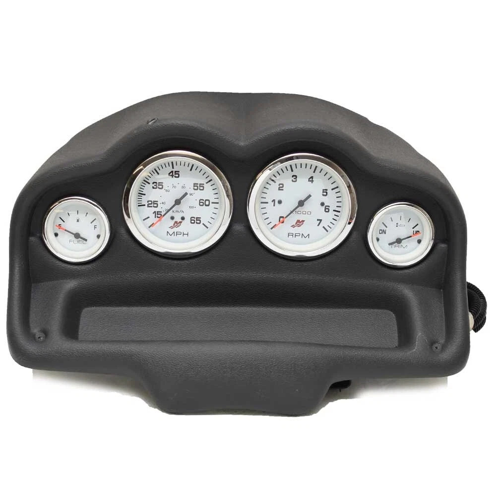 Lund Boat Gauge Dash Panel 2084223 - Mercury Gray 15 1/2 X 9 Inch