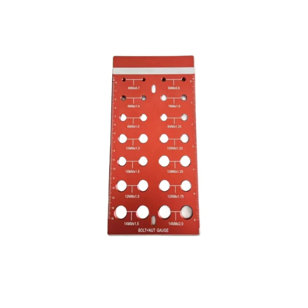 Compact Metric Thread Pitch Gauge Set 32 Pieces for Workshop Garage or DIY Use