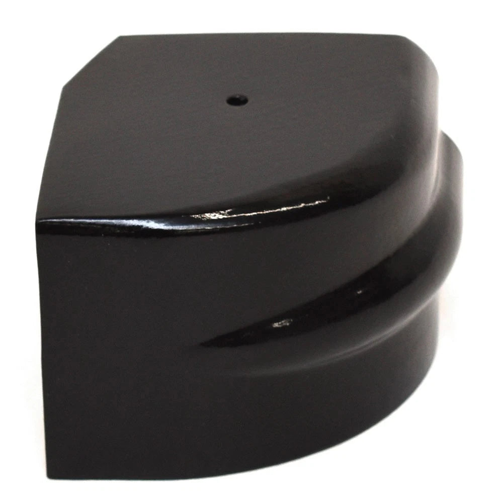 Manitou Pontoon Boat Corner Cap Bracket 128105BLK - 4 3/4 Inch (STBD)