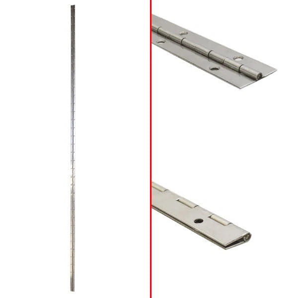 Boat Piano Hinge - 72 1/8 X 1 Inch Aluminum
