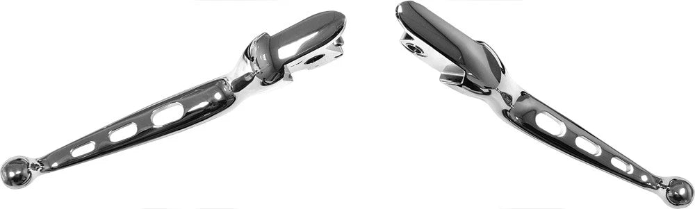 HardDrive Chrome Brake & Clutch Lever Set for Harley Davidson FLHR & FLHTC