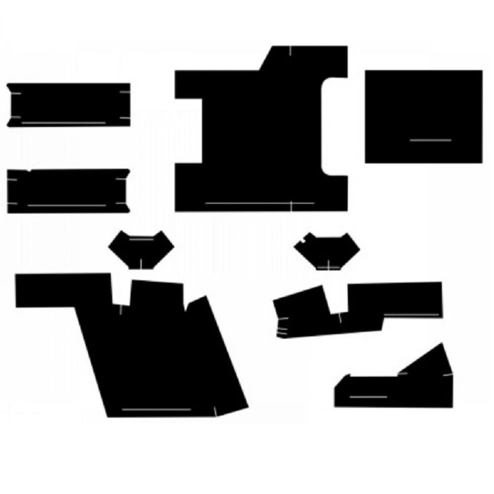 CA903 6 Piece Cab Kit with Headliner Fits Case-IH Tractor Models 2390 +