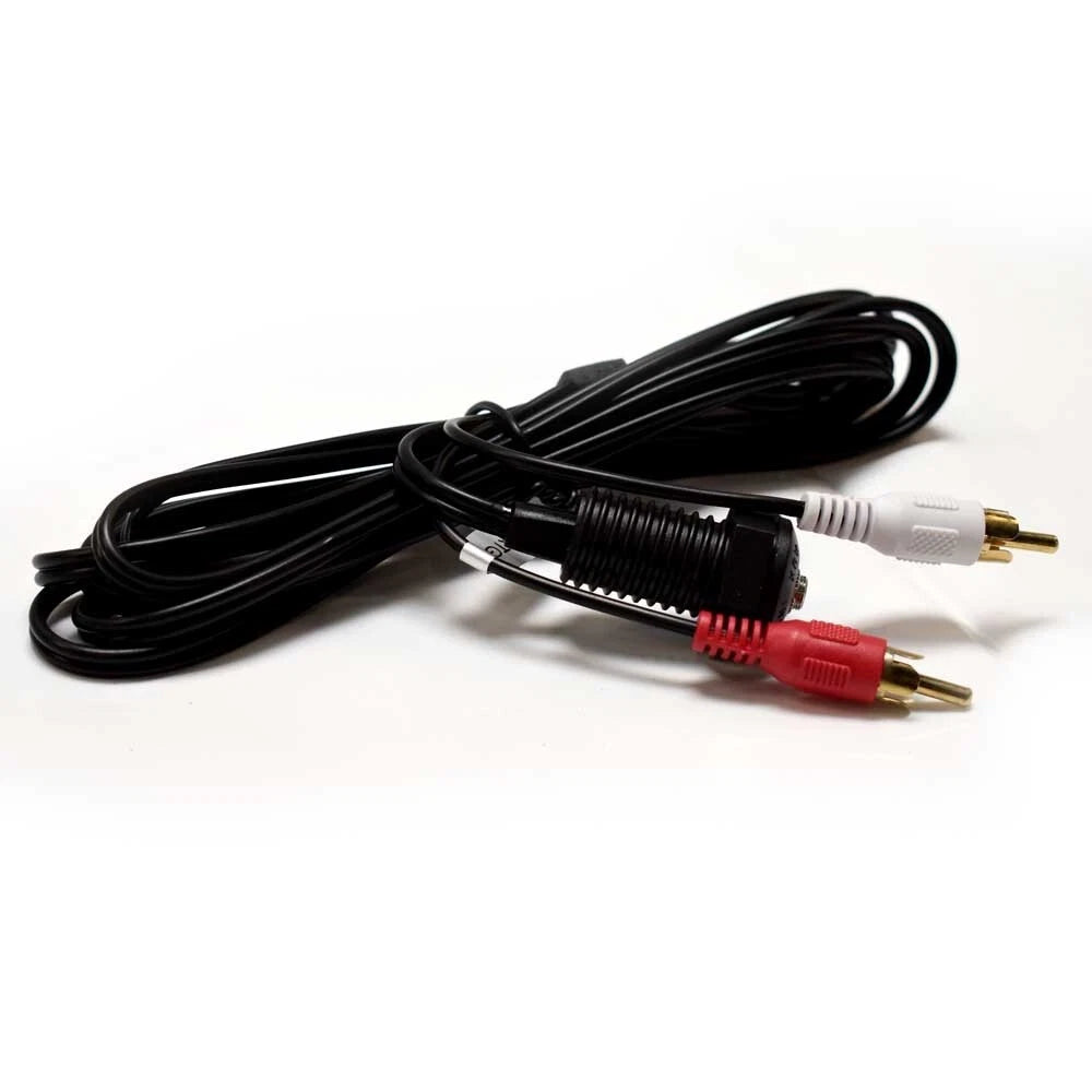 Jensen Boat Auxiliary Audio Jack 420567 - Stereo Black 9 Feet