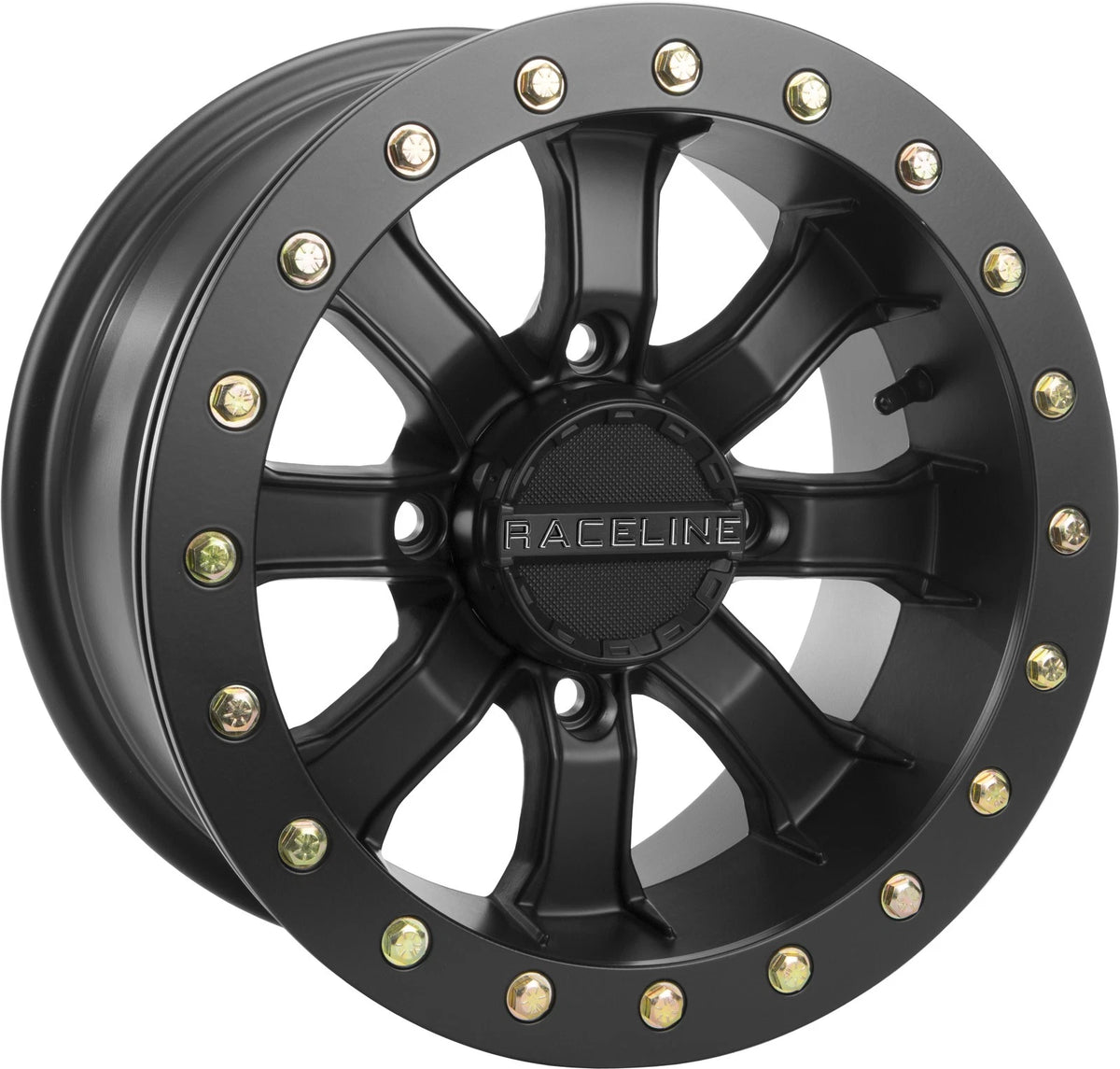 RACELINE Mamba Blackout Beadlock Wheel 14x8 – Fits Can-Am & Kawasaki UTVs