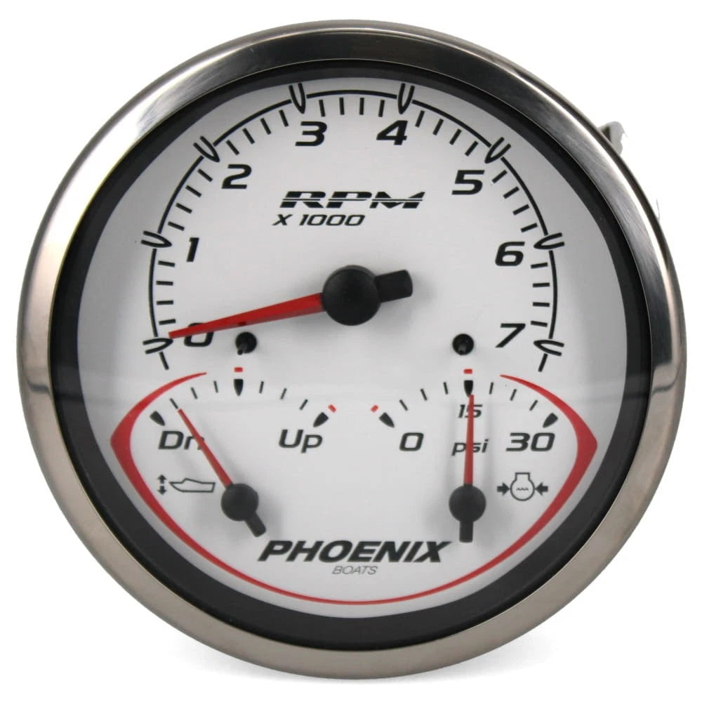 Phoenix Boat Multi-Function Gauge 50299 - Beede 4 1/2 Inch 947834