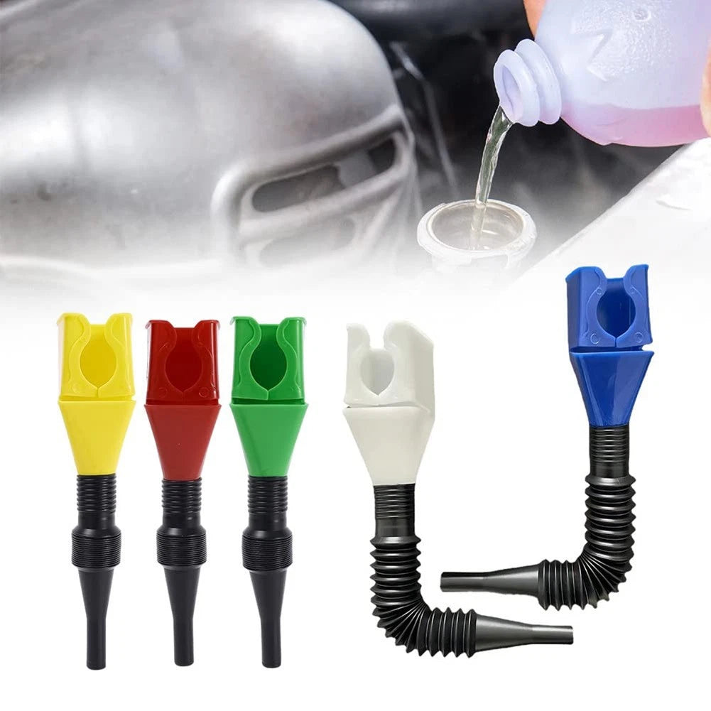 Snap Funnel Accessories Multi-Purpose Oil Funnel Snap Funnel Tool White