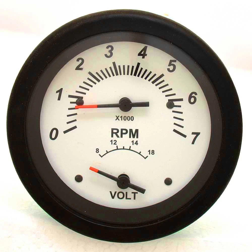 Teleflex Boat Multi Function Gauge 69928 - Tach - Volt 3 1/4 Inch