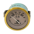 Teleflex Boat Volt Meter Gauge 62134 - Driftwood 2 Inch Gold Gray