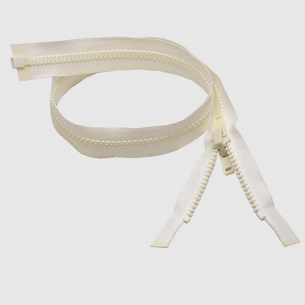 YKK Fastening Boat Separating Zipper - 36 X 1 1/2 Inch White